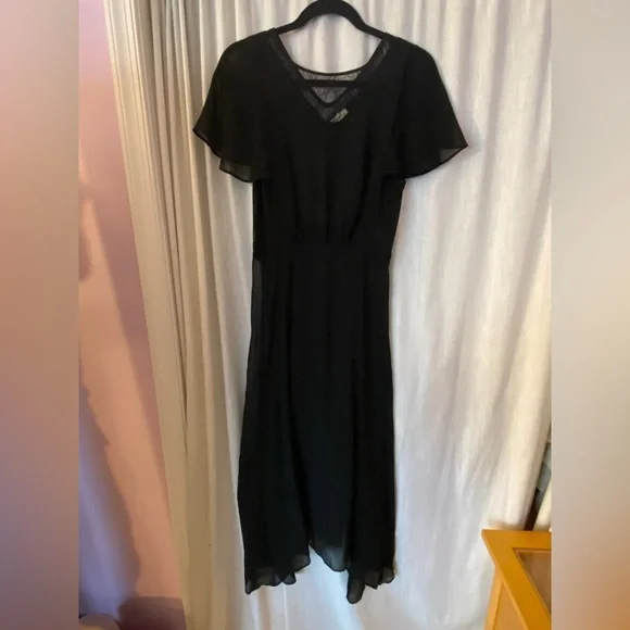 Pins & Needles Dresses | Pins And Needles Urban Outfitters Black Lace See Through Dress Size Medium | Color: Black | Size: M | Caracavano's Closet